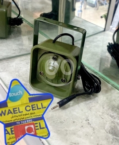 جهاز إنذار خارجي قوي بصوت عالٍ وهيكل متين أخضر | Powerful Outdoor Wired Siren Alarm Horn - Green