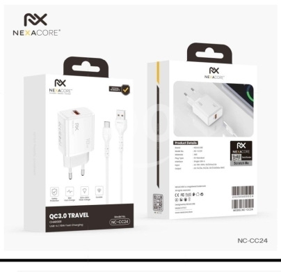 Mobile accessories in Arab el-Jal - شاحن سيارة نيكسا كور بقوة 30 واط PD منفذ USB-C موديل NC-CC15 وتصميم مدمج | NEXACORE 30W PD USB-C Car