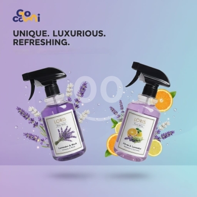 Health & Beauty in Khalde - معطر لوريس باللافندر والمسك لراحة نفسية وانتعاش | Loris Lavender & Citrus Room Spray for Relaxation