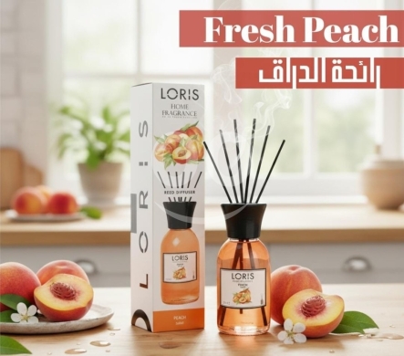 Health & Beauty in Khalde - معطر لوريس "فريش بيتش" عبير الخوخ المشرق والمنعش | Loris Fresh Peach Home Fragrance Sweet Fruity Sce
