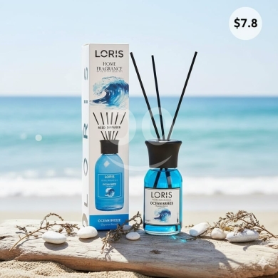 Health & Beauty in Khalde - معطر لوريس "أوشن بريز" انتعاش نسيم البحر وهدوء الصيف | Loris Ocean Breeze Home Reed Diffuser