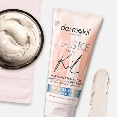 Health & Beauty in Khalde - ديرموكيل ماسك الطين ضد الرؤوس السوداء ٧٥ مل | Dermokil Anti-Blackhead Clay Mask 75ml