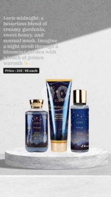 Health & Beauty in Khalde - مجموعة لوريس ميدنايت للعناية بالجسم | Loris Midnight Body Care Set Collection