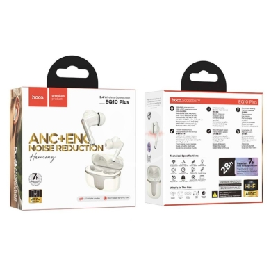 Mobile accessories dans Biakout - سماعات Hoco EQ10 Plus لاسلكية - عزل ضوضاء | Hoco EQ10 Plus Wireless ANC Earbuds