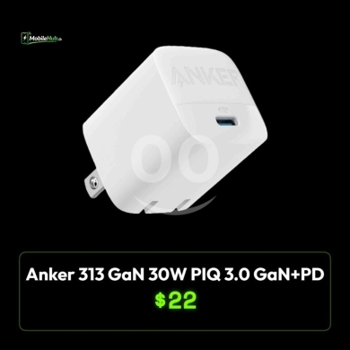 Mobile accessories in Al Dahye - شاحن أنكر 313 بقدرة 30 واط، شحن فائق السرعة وأمان تام | Anker 313 GaN 30W PIQ 3.0 PD Fast Charger