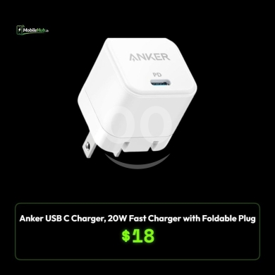Mobile accessories in Al Dahye - شاحن أنكر 20 واط بمنفذ USB-C وقابس قابل للطي، سريع وآمن | Anker 20W USB-C Fast Charger with Foldable