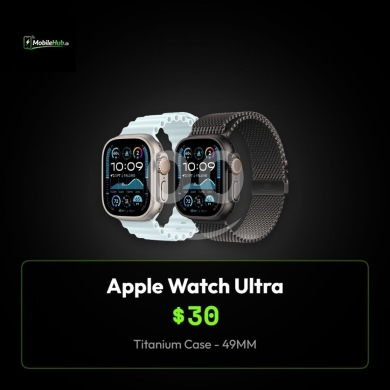 Smart Watches في الضاحية - ساعة آبل واتش ألترا 49 ملم هيكل تيتانيوم، تصميم فاخر | Apple Watch Ultra 49mm Titanium Case