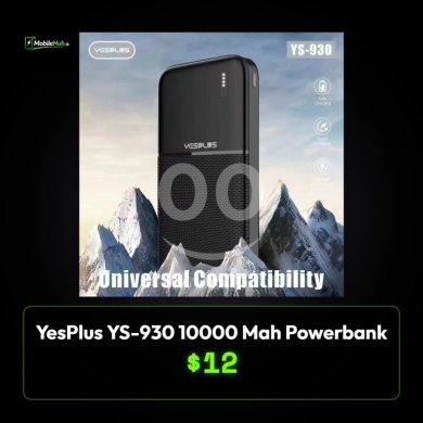 Mobile accessories in Al Dahye - YesPlus YS-930 Power Bank (10,000 mAh) | Universal Charging Solution