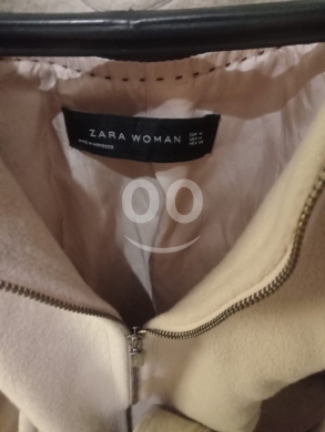 الملابس، الأحذية والزينة في نبطيه - جاكيت زارا نسائي أنيق بخصر محدد | Zara Woman Elegant Belted Coat