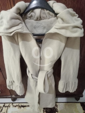 جاكيت زارا نسائي أنيق بخصر محدد | Zara Woman Elegant Belted Coat — 2