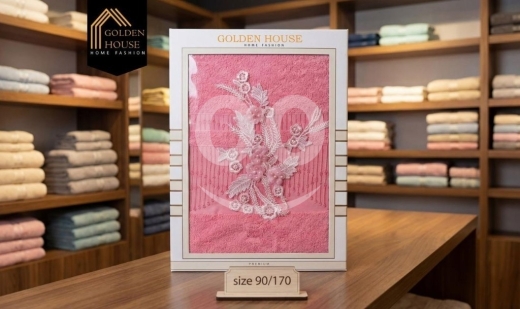 منشفة عرايسية قطن مصري فاخر | Premium Egyptian Cotton Bridal Towel — 3