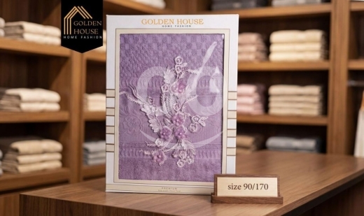 منشفة عرايسية قطن مصري فاخر | Premium Egyptian Cotton Bridal Towel — 5