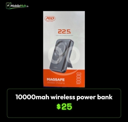 Mobile accessories in Al Dahye - باور بانك لاسلكي مغناطيسي 10000 مللي أمبير | 10000mAh MagSafe Wireless Power Bank