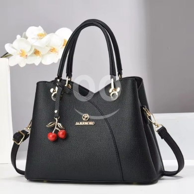 حقيبة يد نسائية أنيقة بخرز الكرز وتصميم عصري | Elegant Women's Cherry Charm Handbag Moder… — 2