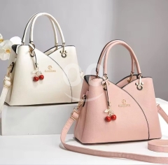 حقيبة يد نسائية أنيقة بخرز الكرز وتصميم عصري | Elegant Women's Cherry Charm Handbag Modern Design