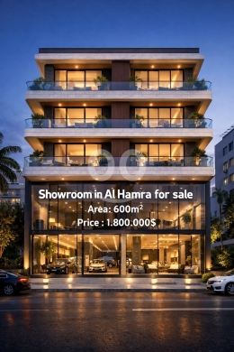Commercials for sale in Hamra - صالة عرض 600م² من طابقين مع ديكورات في الحمرا للبيع