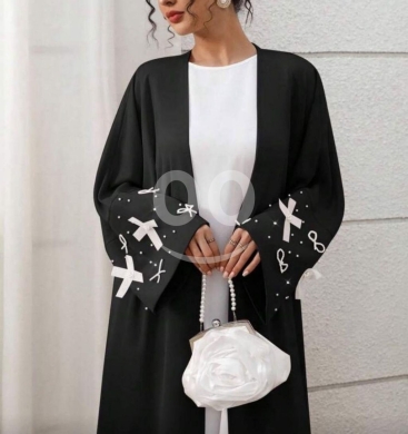 Clothes, Footwear & Accessories in Loussiya - طقم عباية مع فستان قطعتين قماش تركي فاخر | Premium 2-Piece Abaya and Dress Set Turkish Fabric