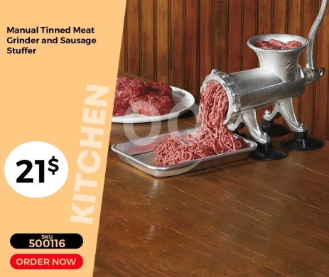 Kitchen appliances in Mansoura - مفرمة لحم يدوية وحاقن سجق من القصدير | Manual Tinned Meat Grinder and Sausage Stuffer