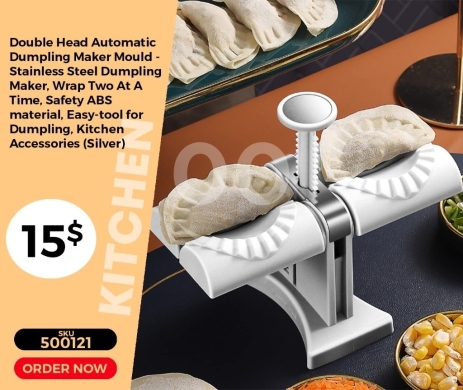 أدوات المطبخ في منصورة - صانعة السمبوسة والزلابية الأوتوماتيكية مزدوجة الرأس | Double Head Automatic Dumpling Maker Mould - S