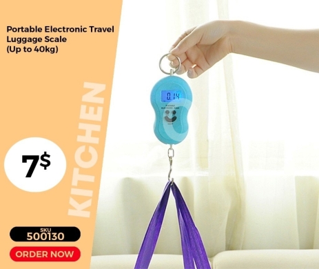 Kitchen appliances in Mansoura - ميزان أمتعة إلكتروني محمول للسفر حتى 40 كجم | Portable Electronic Travel Luggage Scale - Up to 40kg