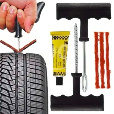 DIY Tools & Materials in Choueifat - طقم إصلاح إطارات السيارات والدراجات للطوارئ | Emergency Car and Motorcycle Tire Repair Kit