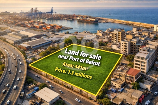Lands for sale in Medawar - أرض مميزة 440م² على المدور قريبة من المرفأ للبيع