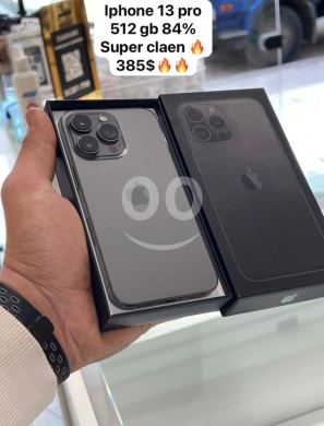 Mobile phones in Tripoli - iPhone 13 Pro 512GB - 84% Battery - Super Clean & Guaranteed | آيفون 13 برو 512 جيجا - نظيف جداً مع