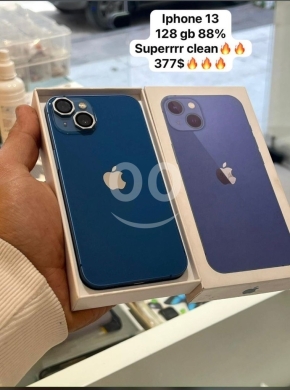 Mobile phones in Tripoli - iPhone 13 128GB - 88% Battery - Super Clean & Guaranteed | آيفون 13 مساحة 128 جيجا - نظيف جداً مع كف