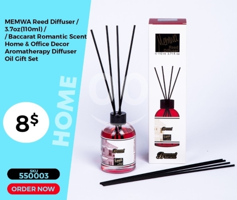 الصحة و الجمال في منصورة - معطر جو ميموا - رائحة باكارات رومانتيك 110 مل | MEMWA Reed Diffuser - Baccarat Romantic 110ml