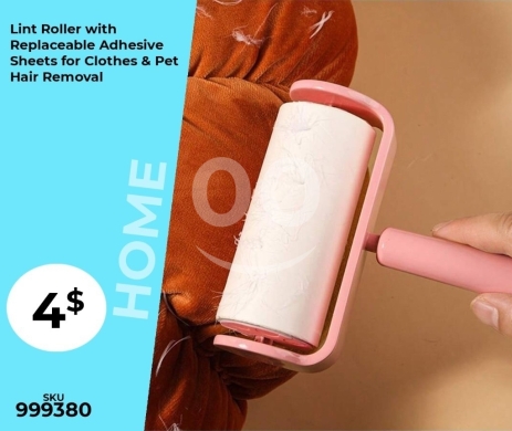 أثاث منزلي آخر في منصورة - مزيل وبر وشعر الحيوانات مع أوراق لاصقة قابلة للاستبدال | Lint Roller for Clothes & Pet Hair Removal