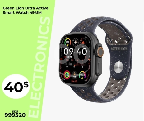 Smart Watches in Mansoura - ساعة جرين ليون ألترا أكتيف الذكية 49 ملم تتبع صحي ومكالمات | Green Lion Ultra Active Smart Watch 49m