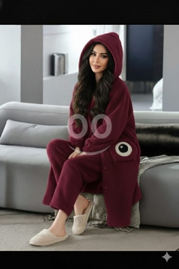 Clothes, Footwear & Accessories in Loussiya - بيجامة فرو نسائية طويلة قماش تركي نخب أول | Women&rsquo;s Long Fur Pajamas Premium Turkish Fabric