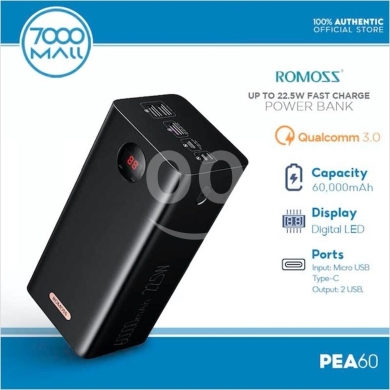 Romoss powerbank 60,000 mah — 5