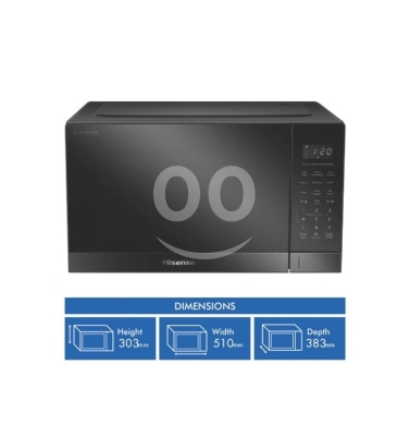 ?? Hisense 34L Inverter 1100W Microwave - Dark Stainless-مايكرويف — 2