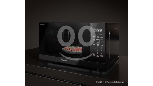 ?? Hisense 34L Inverter 1100W Microwave - Dark Stainless-مايكرويف — 4