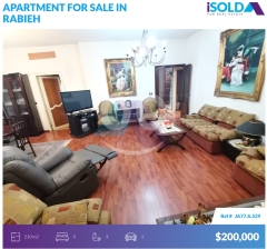 180 m2 apartment+terrace 4sale in Rabieh - شقة للبيع في الرابيةJA77A529