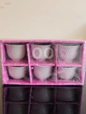 Kitchen appliances in Amchit - Set of 6 Ceramic Coffee Cups - $4 | طقم فناجين قهوة سيراميك (نص دزينة) بـ 4$
