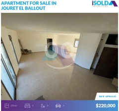 250m2 apartment+mountain view 4sale in Jouret El Ballout - جورة البلوطAF96A43