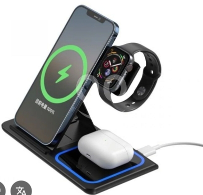 Other Mobile Phones & Accessories في حلاليه - شاحن XO اللاسلكي السريع 3 في 1 لتنظيم مكتبك | XO 3-in-1 Fast Wireless Charging Station for Desk