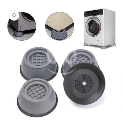 Kitchen appliances in Choueifat - قواعد يويدودو المانعة للاهتزاز والانزلاق للغسالات 4 قطع | Youyidoudou Anti-Vibration Washing Machine