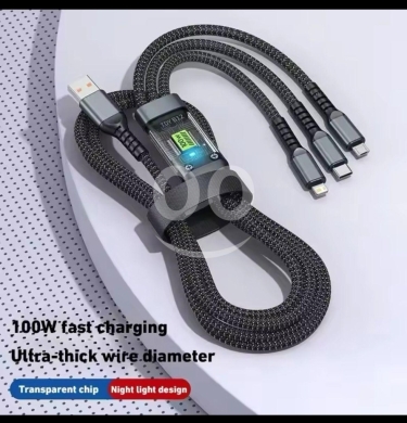 اكسسوارات الهاتف المحمول في مرياطة - 100W Cable 3 in 1