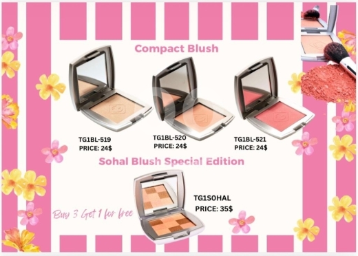 Health & Beauty in Beirut City - مكياج أحمر الخدود من تومي جي وسوهال | Tommy G Compact Blush & Sohal Special Edition Makeup