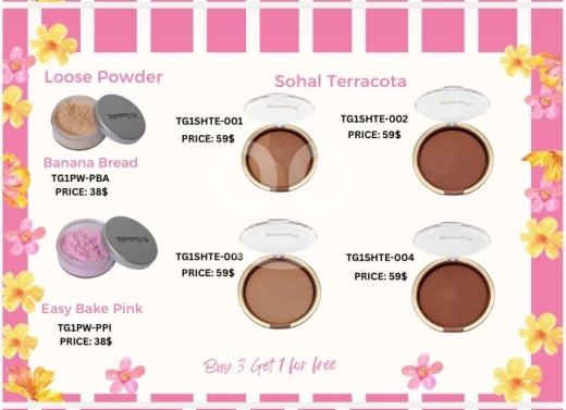 Health & Beauty in Beirut City - بودرة الوجه السائبة وسوهال تيراكوتا من تومي جي | Tommy G Loose Powder & Sohal Terracotta Makeup