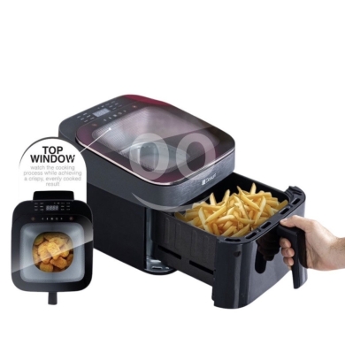 ?? Dorsch, Airfryer Top View Window 6.5L 12 programs-1700 watt-قلاية بطاطا هوائية — 2