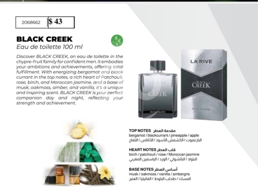 الصحة و الجمال في المينا - عطر لاريفر بلاك كريك للرجال 100 مل | La Rive Black Creek Eau de Toilette 100ml