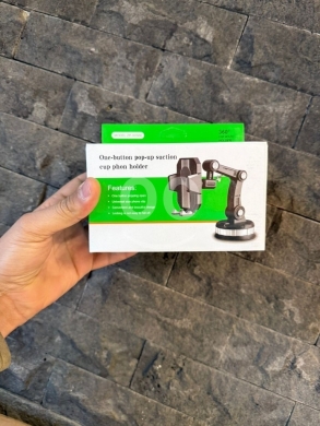Other Mobile Phones & Accessories in Akkar el-Atika - حامل هاتف للسيارة بقاعدة شفط وزر منبثق واحد | One-button Pop-up Suction Cup Car Phone Holder