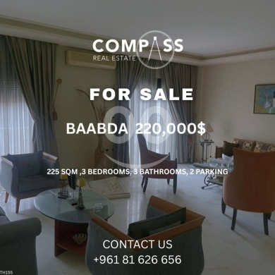 Apartments for sale in Baabda - Apartment for Sale in BAABDA