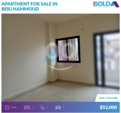 1 bedroom apartment 4sale in El Nabaa - شقة للبيع في النبعةCT24A405