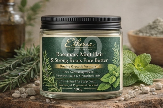 Health & Beauty in Biaqout - زبدة إكليل الجبل والنعناع لتقوية جذور الشعر 100 مل | 100ml Rosemary Mint Hair & Strong Roots