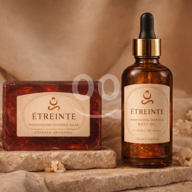 Health & Beauty in Biaqout - طقم إتراينت للعناية الحميمة والجاذبية | &Eacute;TREINTE Artisanal Intimate Ritual Set Soap & Body Oil
